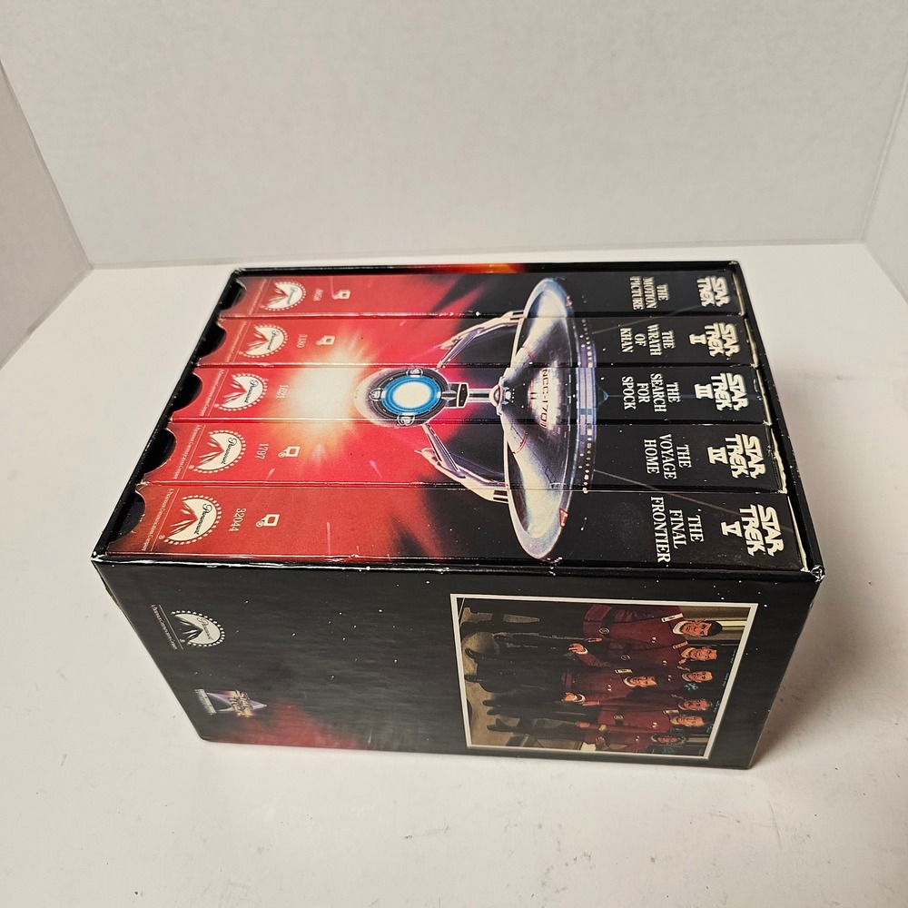 Star Trek The Movies 25th Anniversary Collector's Set 5 VHS Box Set 1991 Vintage - Picture 13 of 14